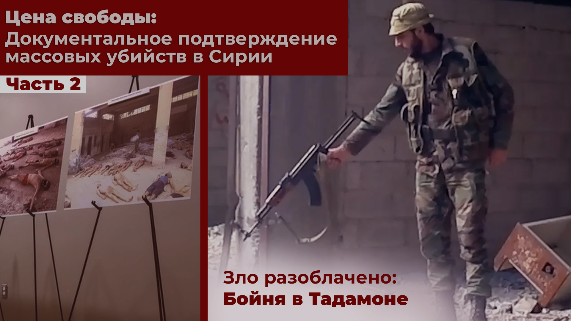 Цена свободы: Правда о массовых убийствах в Сирии