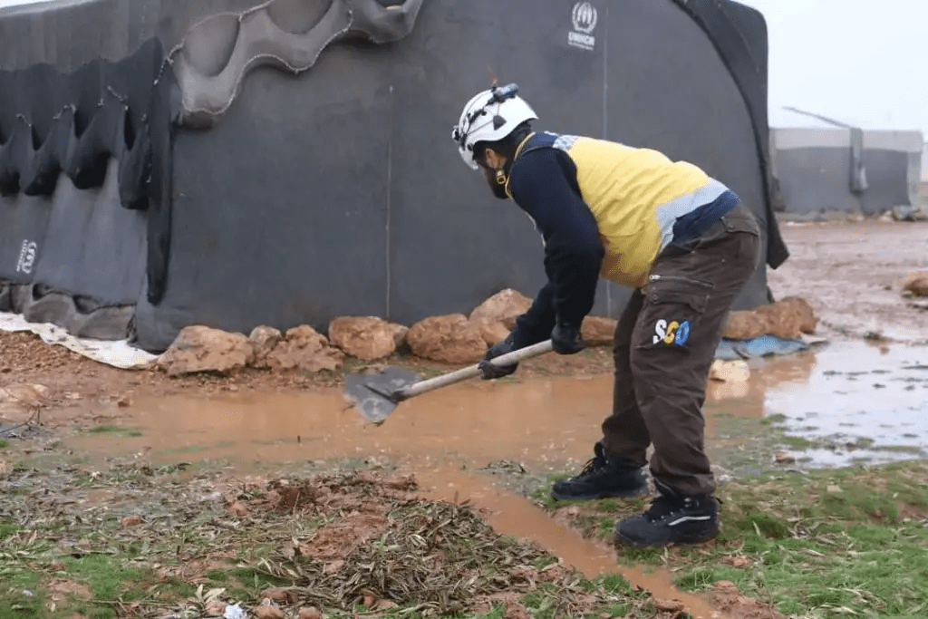 Northwest Syria Hit Hard with Heavy Rainstorm