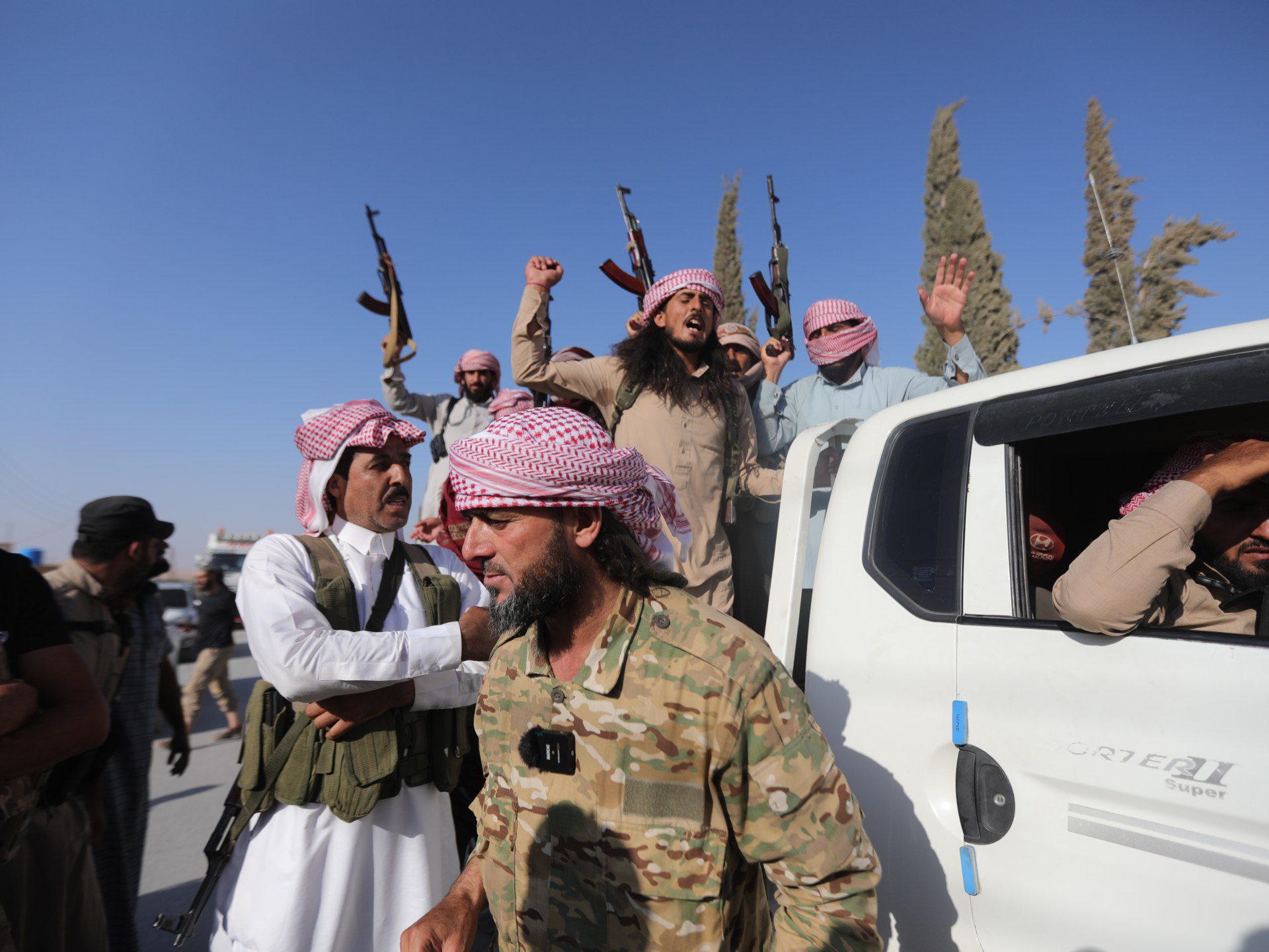 Intense Clashes in Tel Tamer