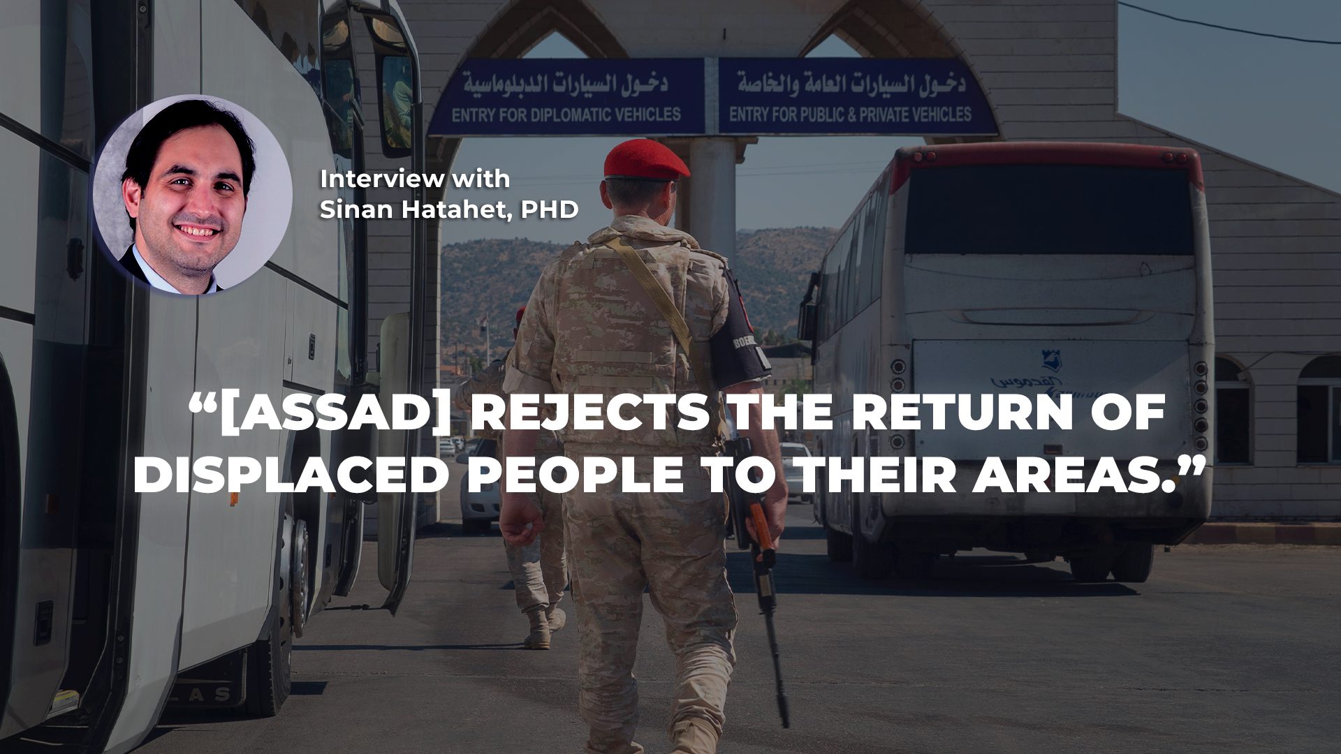 The Syrian Refugee Crisis: Causes and Solutions, An Interview with Dr. Sinan Hatahet PhD