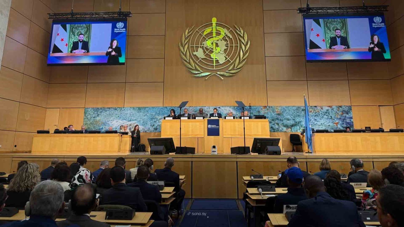 Sharaa Promotes Syria’s Global Health Role
