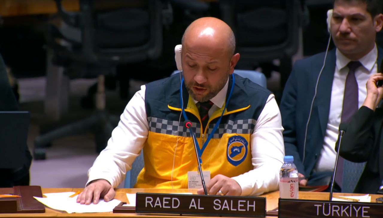 White Helmets’ Director Raed Al-Saleh Addresses UN