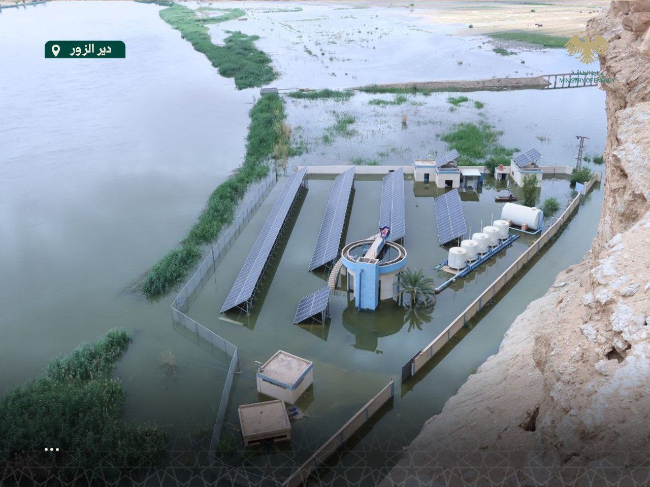 Deir Ezzor Restores Water Supply After Euphrates Flooding