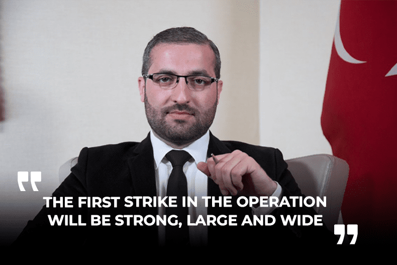 Interview with Hamza Tekin regarding the looming Turkish operation in northern Syria