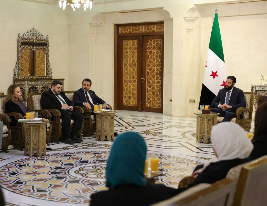President Meets Syrian-American Women’s Delegation in Damascus