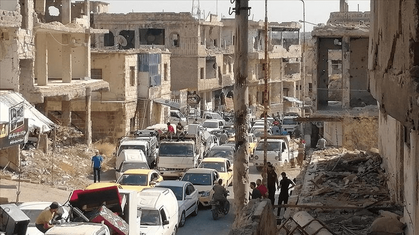 Daraa Locals Protest after Regime Intelligence Raid Civilian Homes