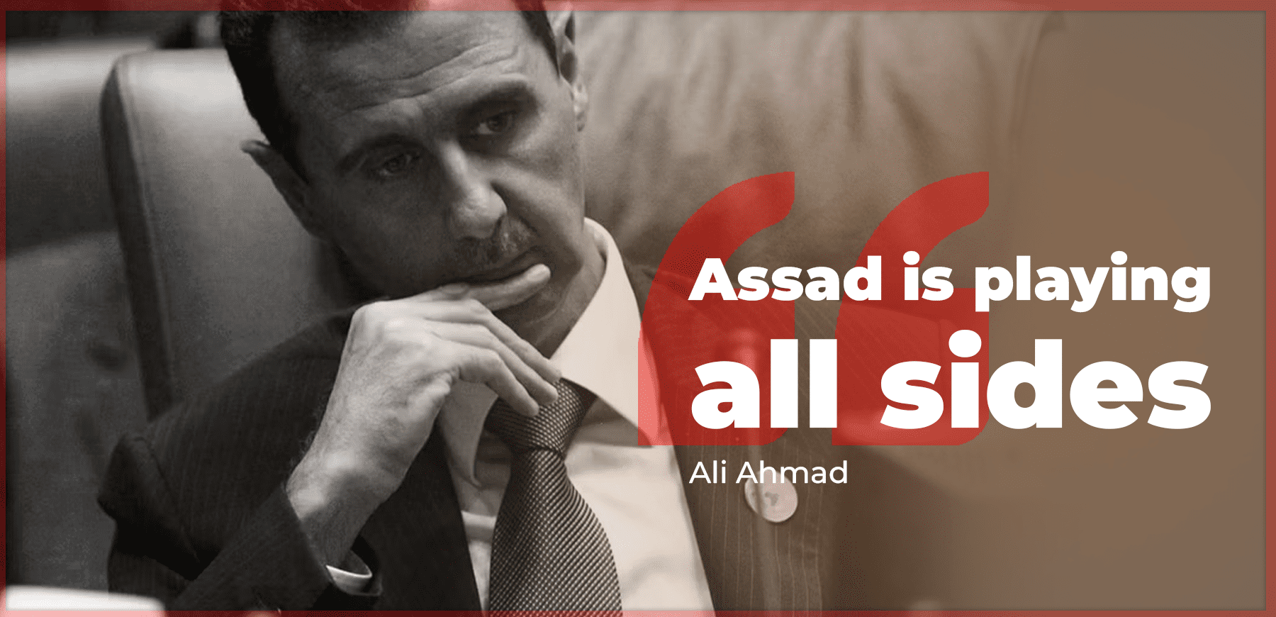 Assad’s Axis of Reluctance