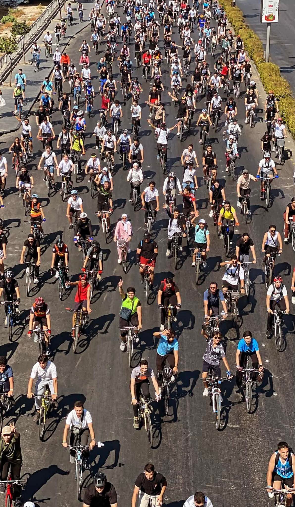 Cyclists Rally in Damascus Promoting Green Practices and Water Conservation