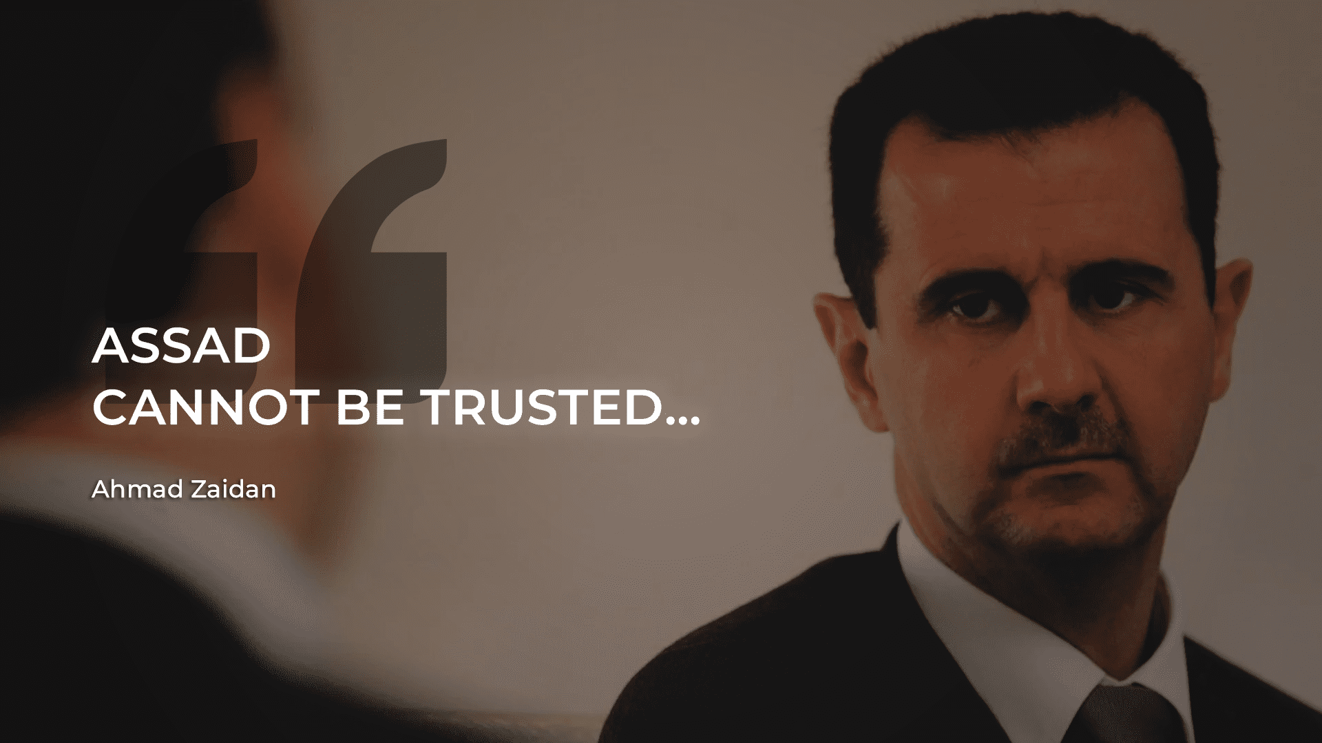 Reviving the Dead: Erdogan’s Turn at Reforming Assad
