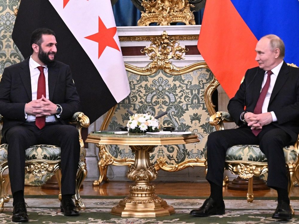Syria’s Sharaa and Putin Meet in Historic Post-Assad Visit