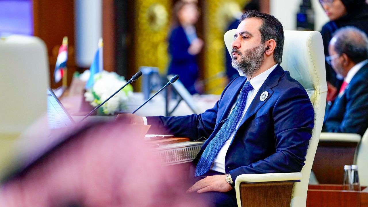 Syrian Foreign Minister Shaibani Hails Unity at Baghdad Arab Summit
