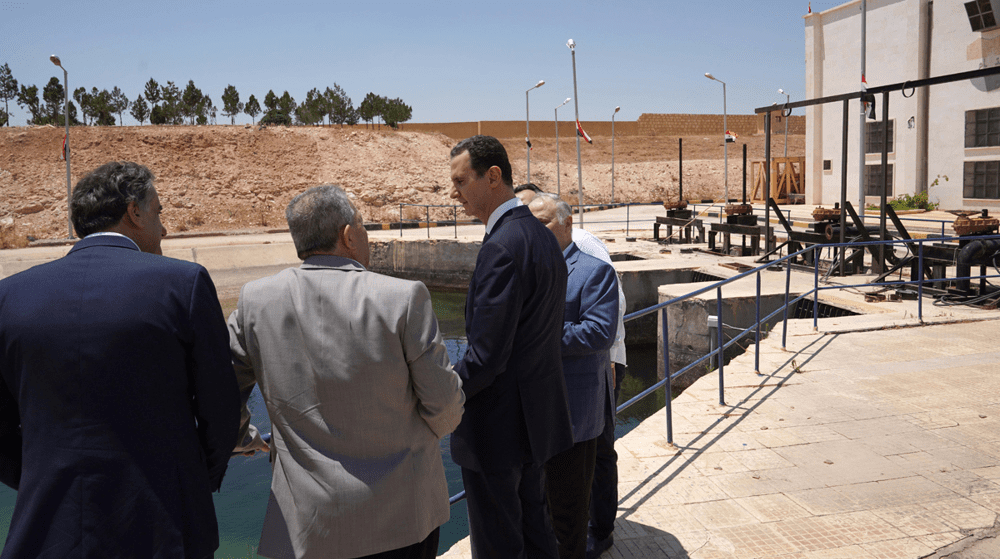 Assad Lies Twice at First Visit to Rehabilitated Aleppo Thermal Power Station
