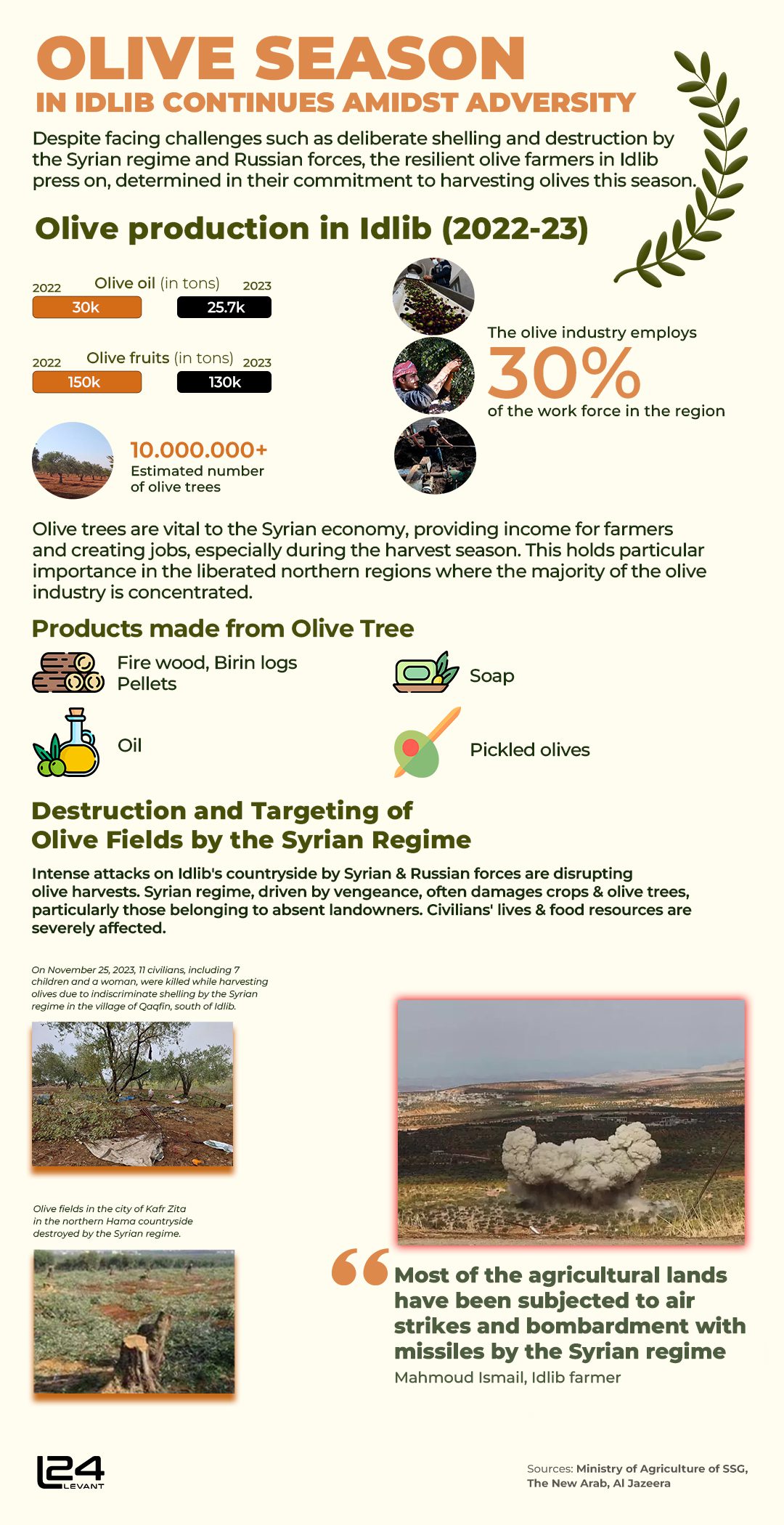 Olive Season In Idlib Continues Amidst Adversity